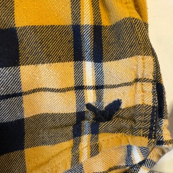 American Eagle Heritage Mens Yellow Flannel Long Sleeve Button Down Shirt XL - Picture 9 of 11